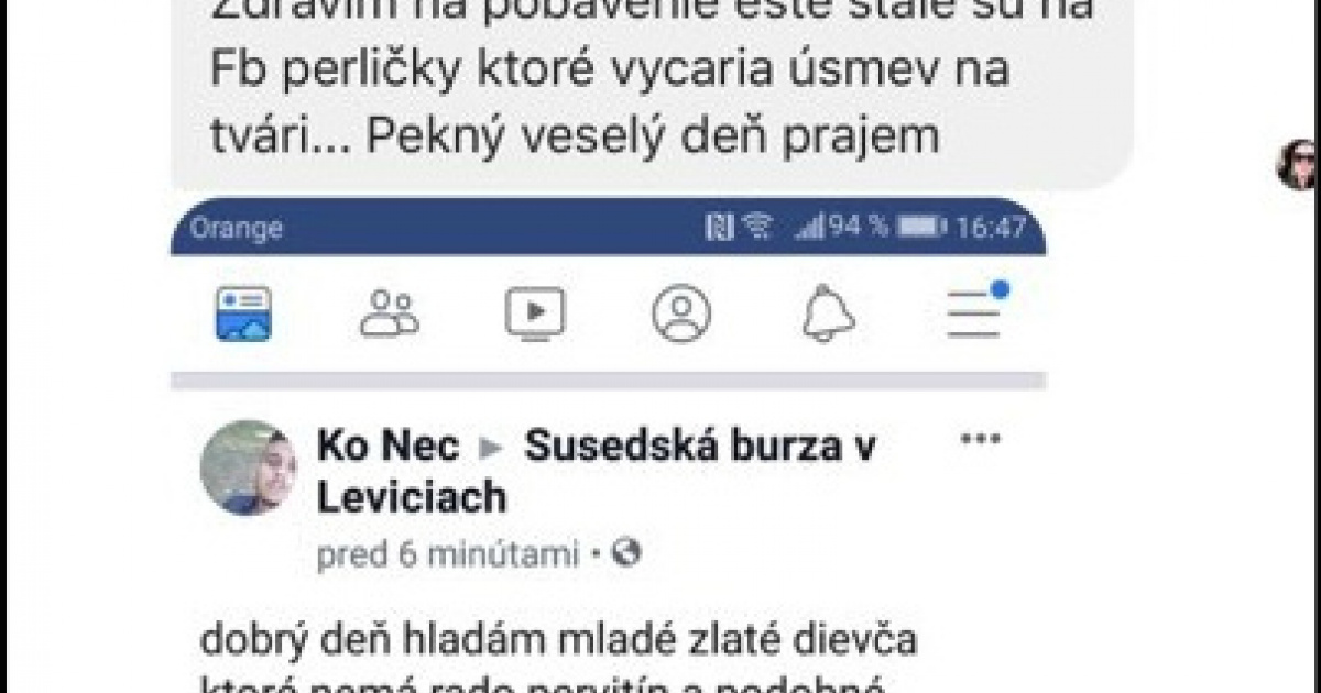 Zuzka našla na Susedskej burze v Leviciach inzerát s veľmi netradičnými požiadavkami