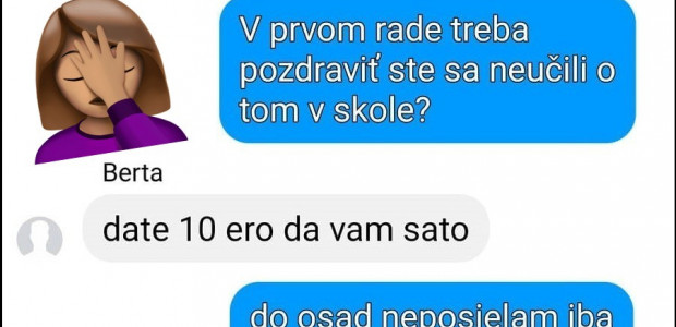 Veľmi ťažká komunikácia so ženou, ktorá má záujem o jeho mobil