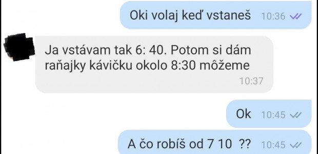 Každý si ideálne ráno predstavuje inak. Napríklad aj takto...